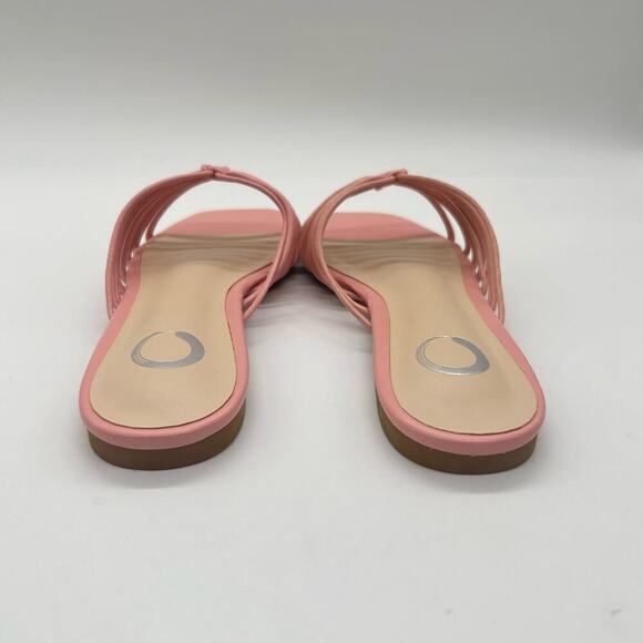 Journee Collection Sandals Womens 6 Pink Addora Slides Sandals NEW - Picture 5 of 10